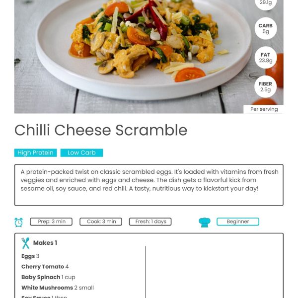 Chilli Cheese Scramble